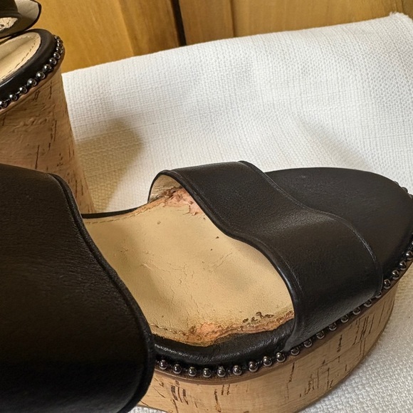 Coach Black Leather Sandals - Picture 3 of 8